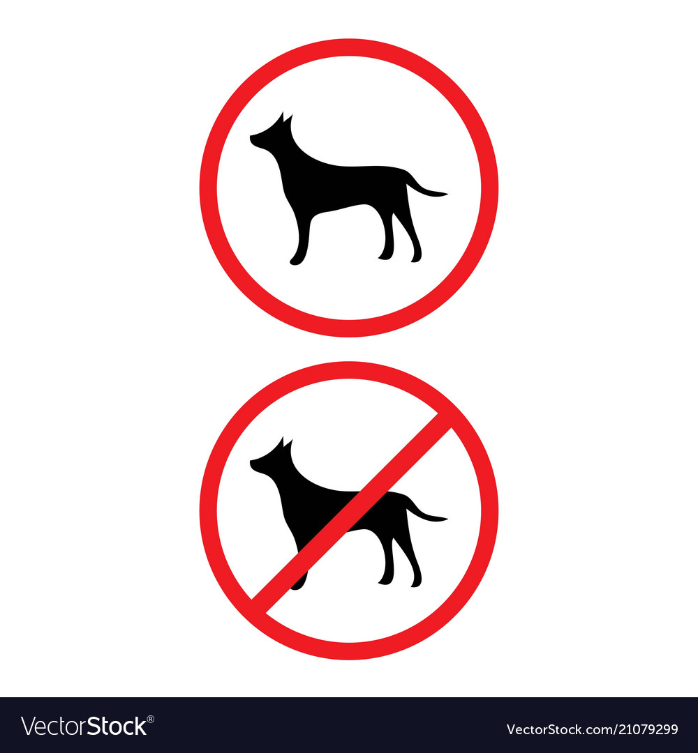 Dogs prohibited signs best sale