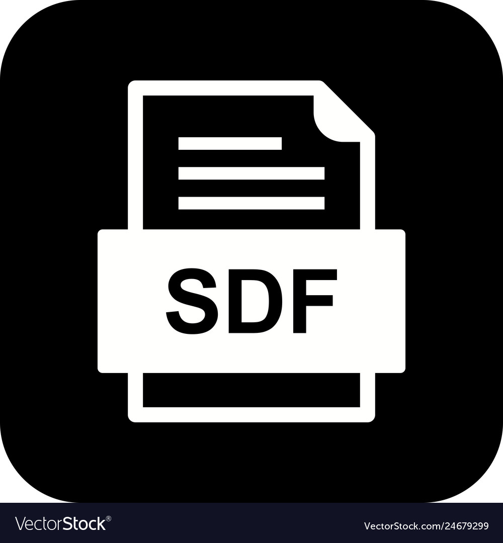 Sdf file document icon