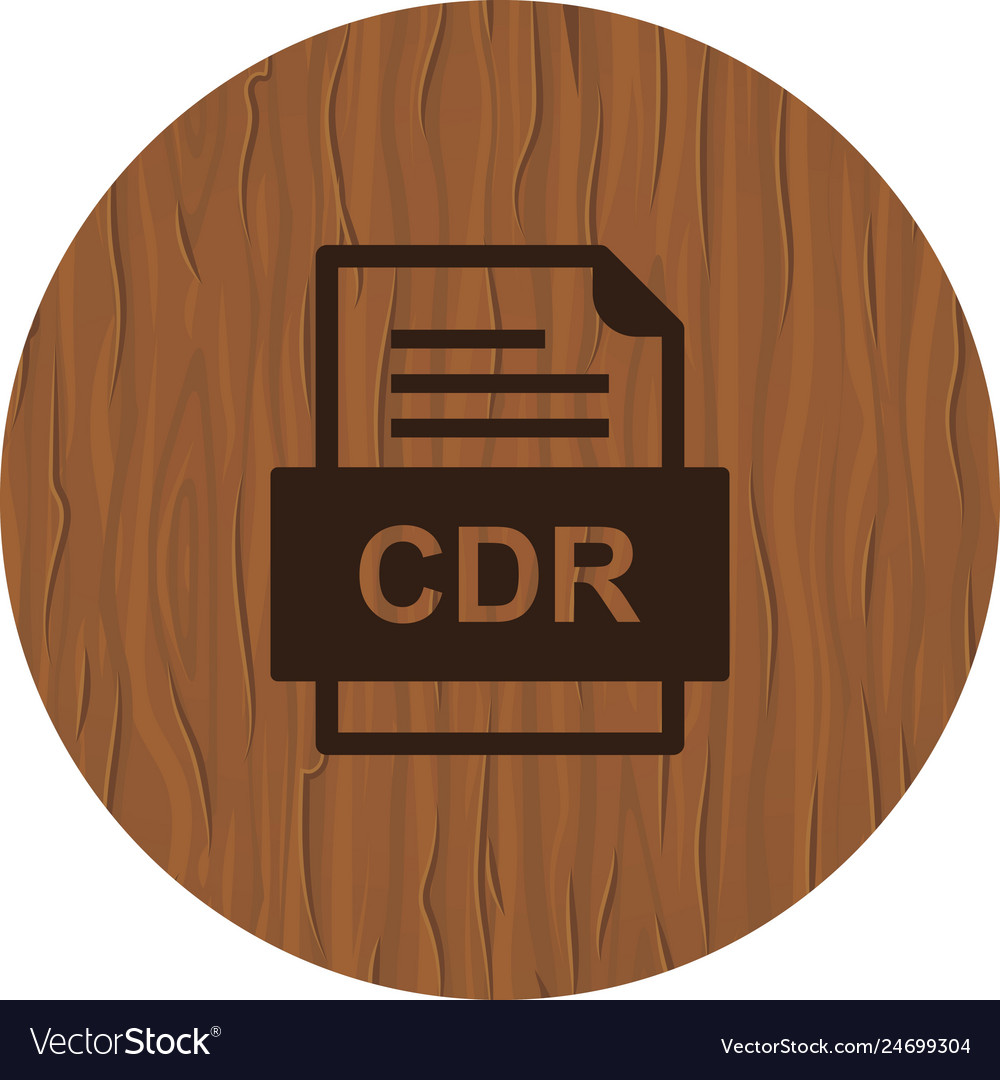 Cdr file document icon