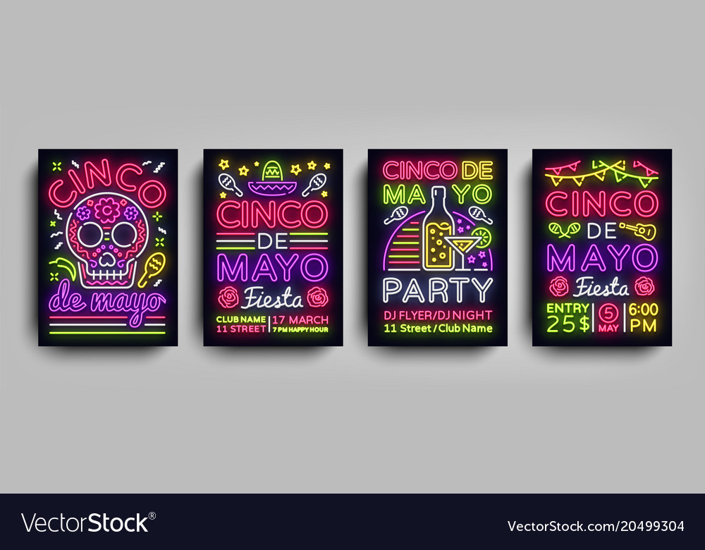Enter the party. Буклет неоновый. Пригласительные в стиле неон. Брошюра неон.