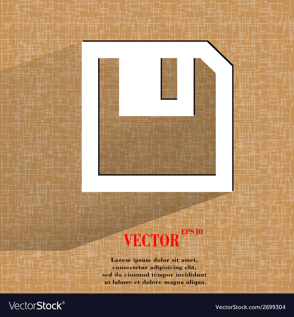 Floppy disk flat modern web design