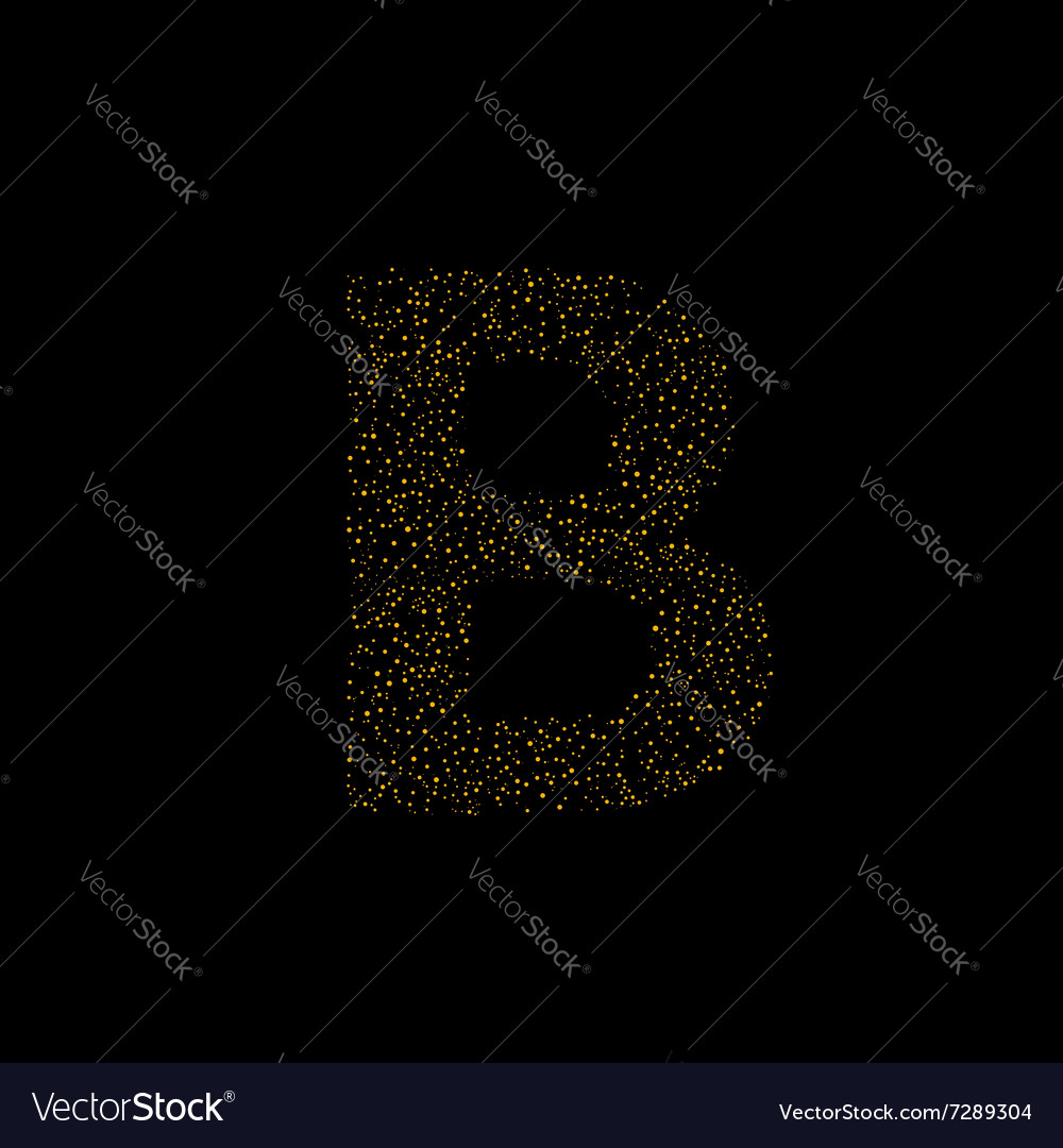 Magic B Letter Royalty Free Vector Image - VectorStock