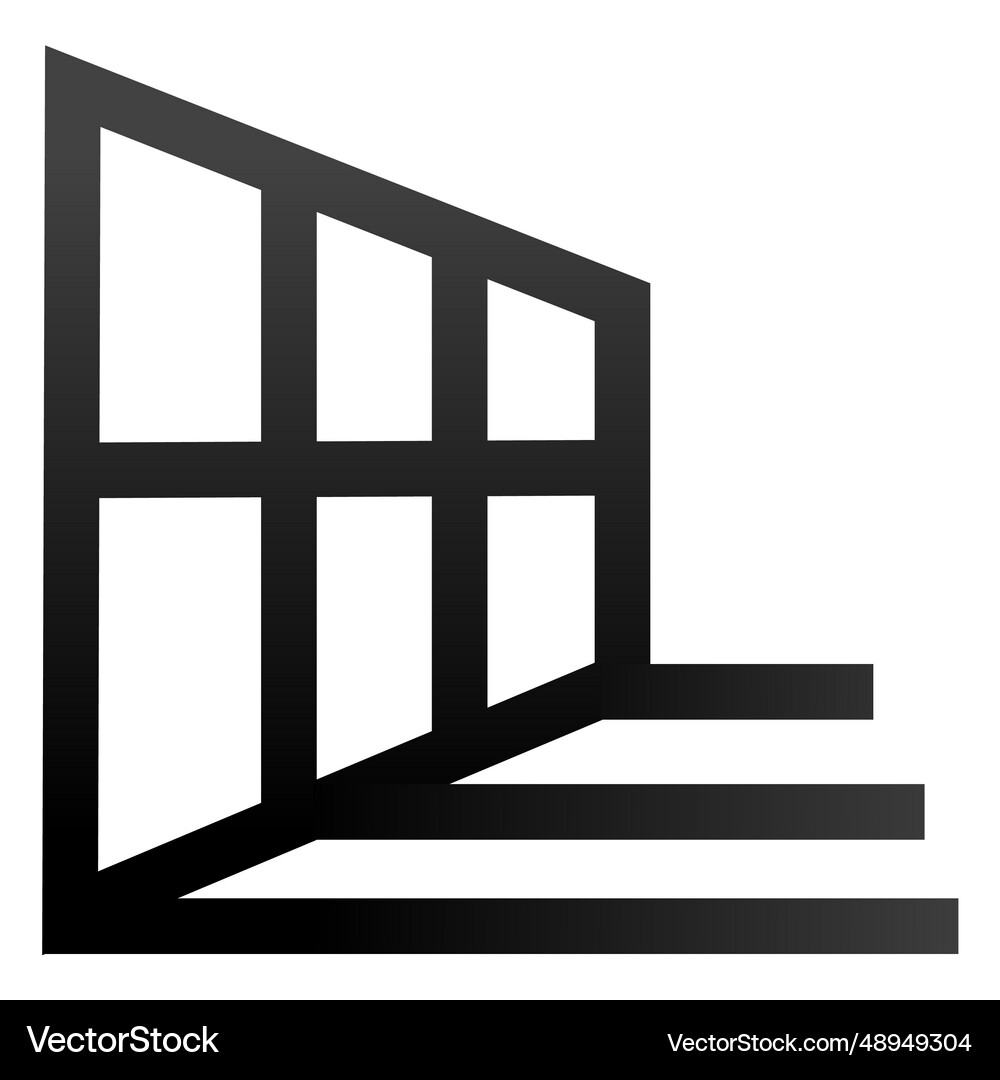 Perspective grid tool Royalty Free Vector Image
