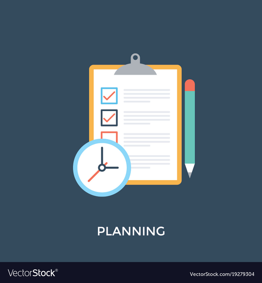 Planning Royalty Free Vector Image - VectorStock