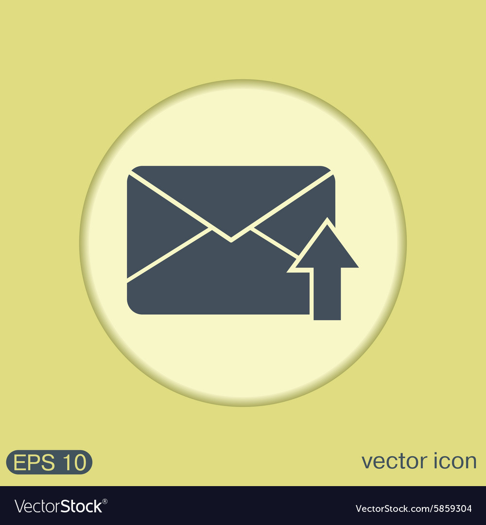 Postal envelope e-mail symbol icon