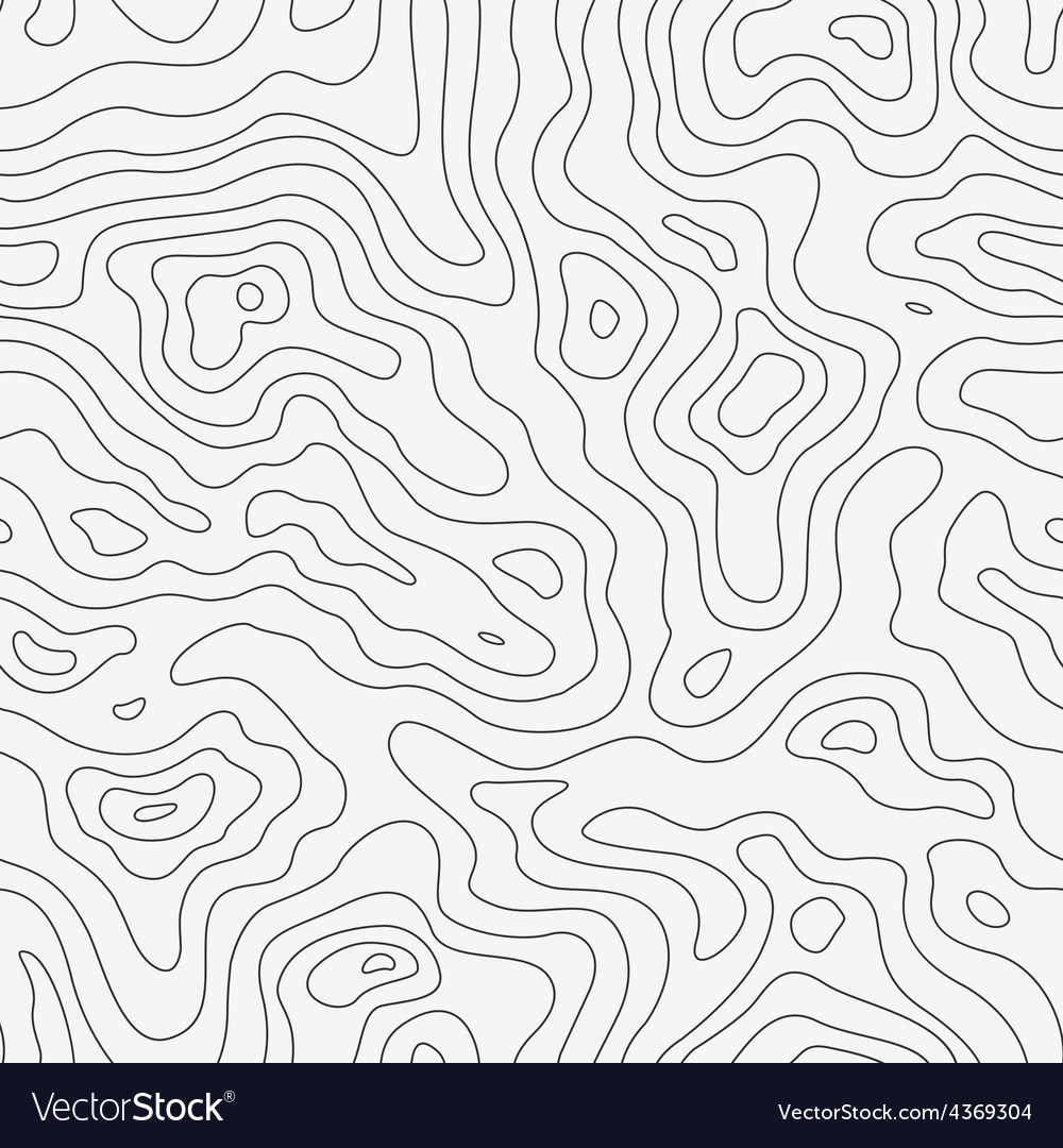 Topographic Map Seamless Pattern Royalty Free Vector Image   Topographic Map Seamless Pattern Vector 4369304 