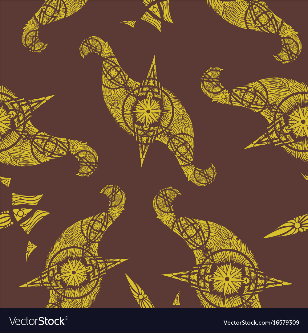 Abstract oriental pattern