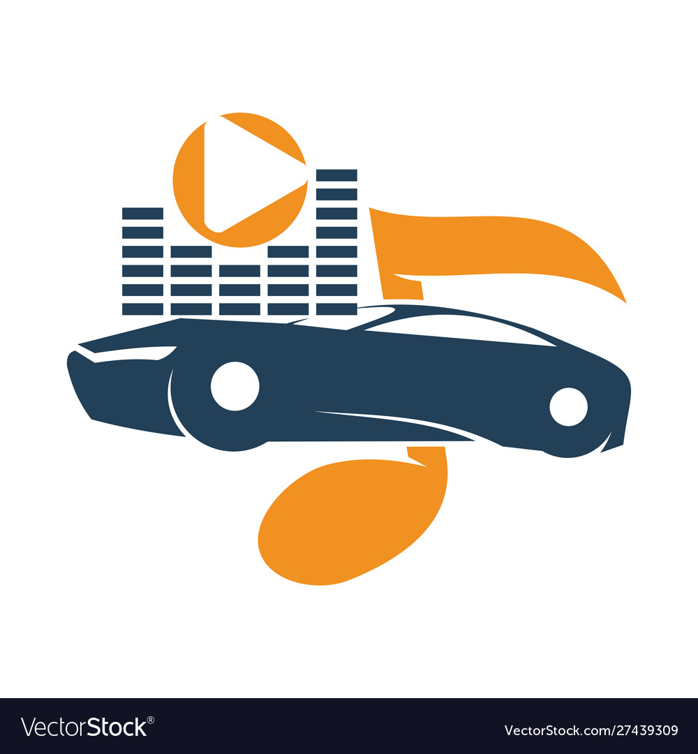 Audio Auto-System Lautstärke Musik-Player Logo