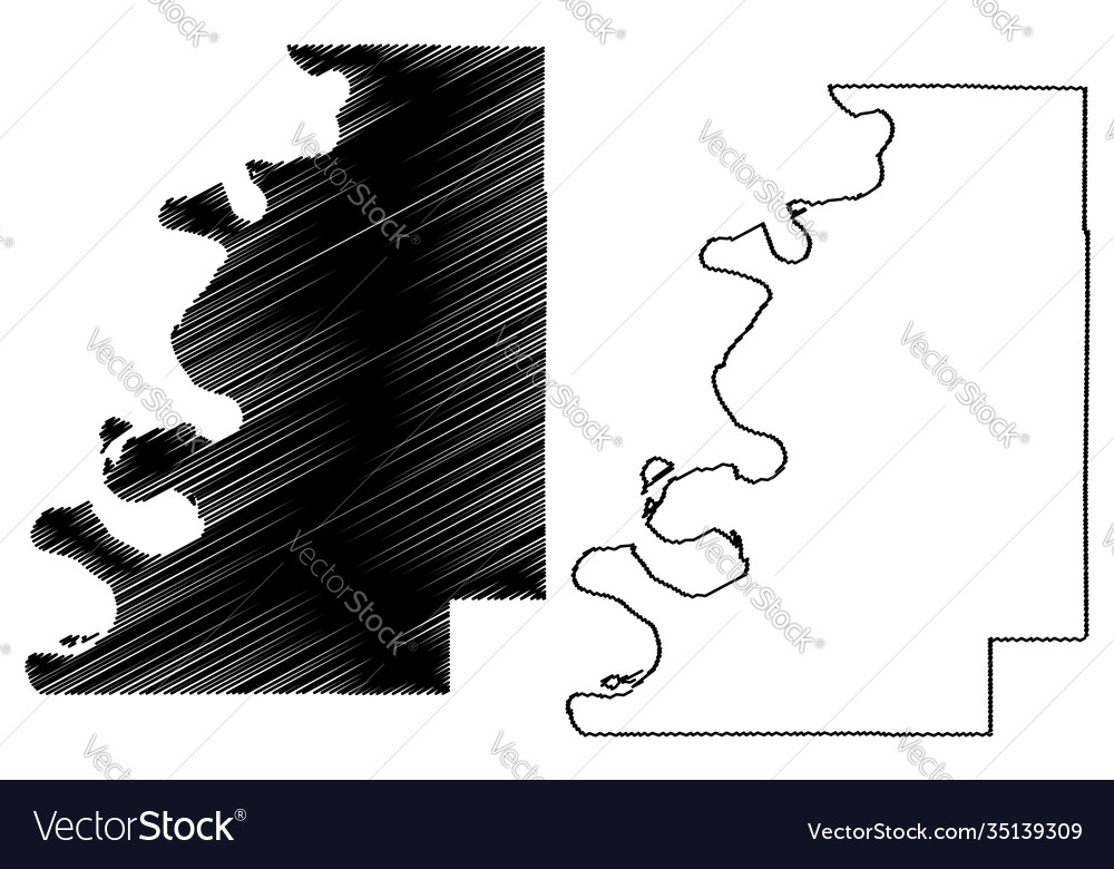 Bolivar county mississippi us county united Vector Image