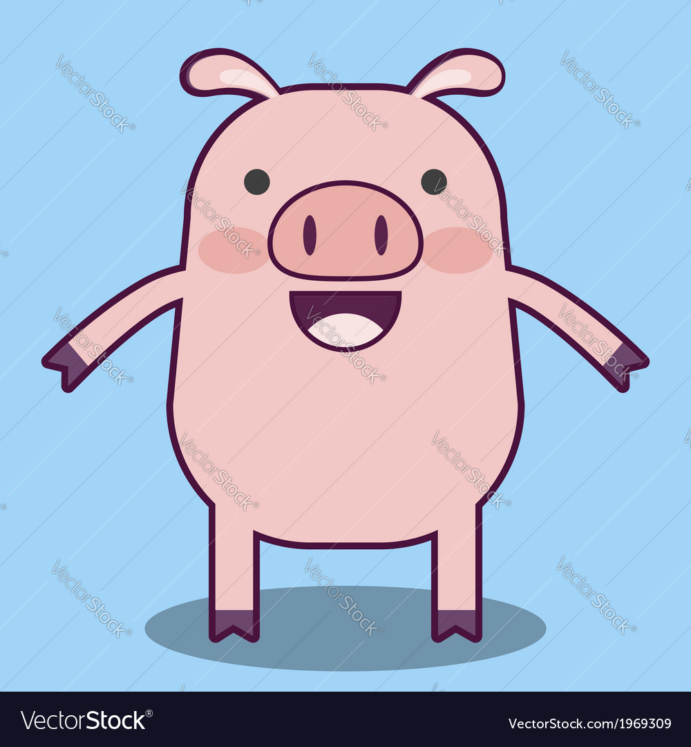 Cute Cartoon Pig