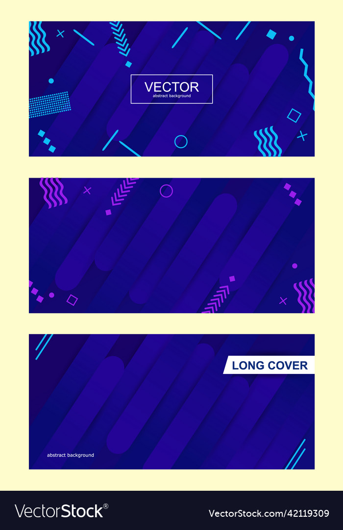 Set abstract background with bight line vector image Set abstract background with bight line
