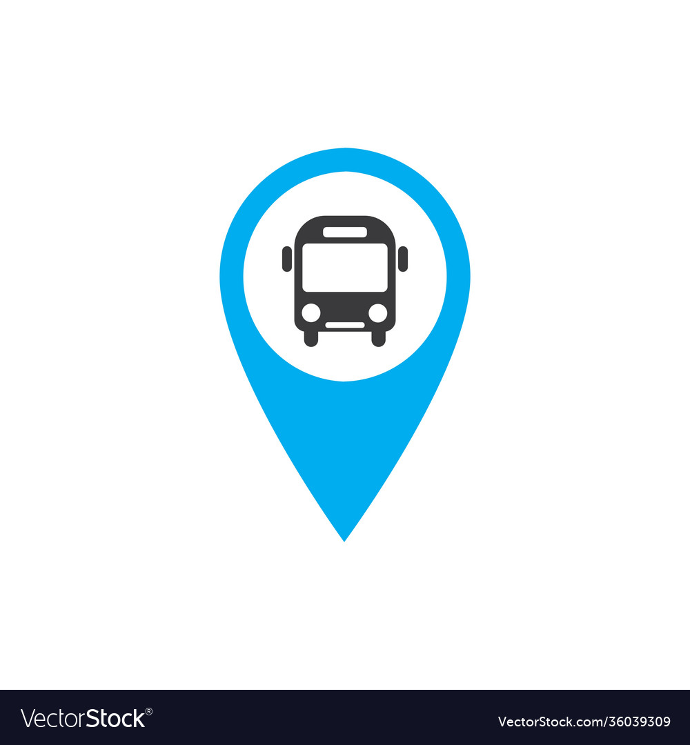 Transport buttons set with map