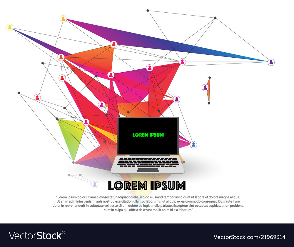 Abstract geometric pattern and background