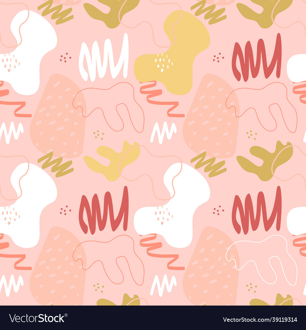 Abstract Shape Seamless Pattern