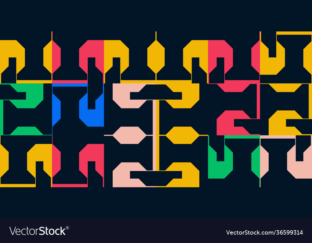 Digital design abstract pattern