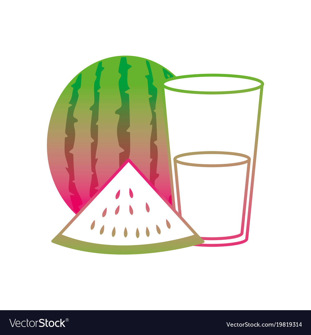 Watermelon and juice design