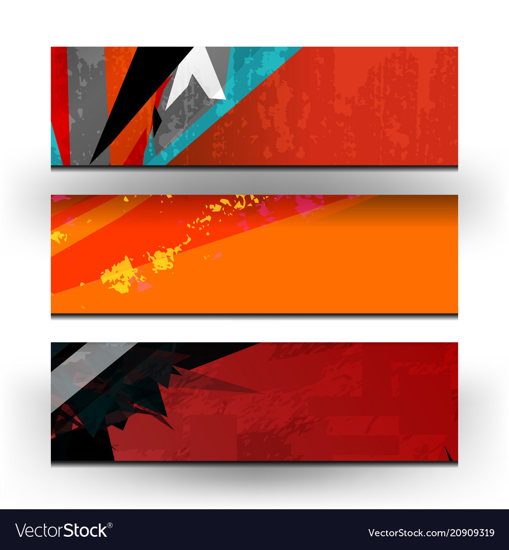 Banner Background Design Royalty Free Vector Image