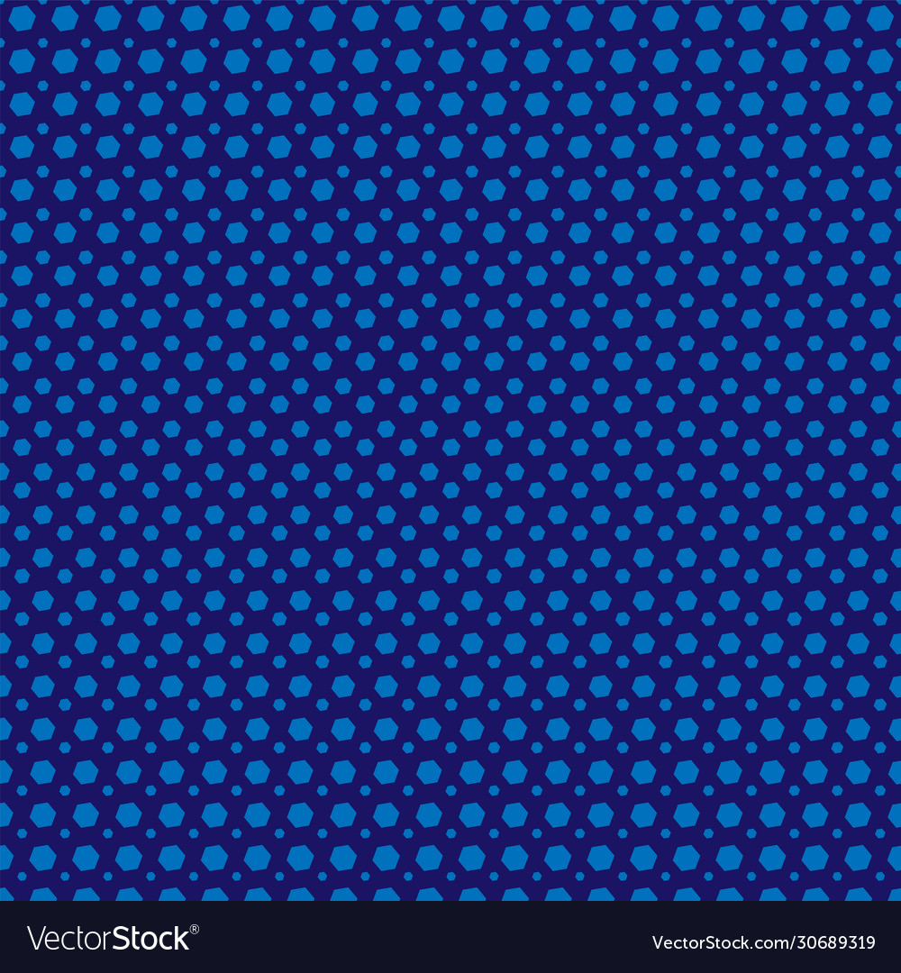 Blue background with polygons different size