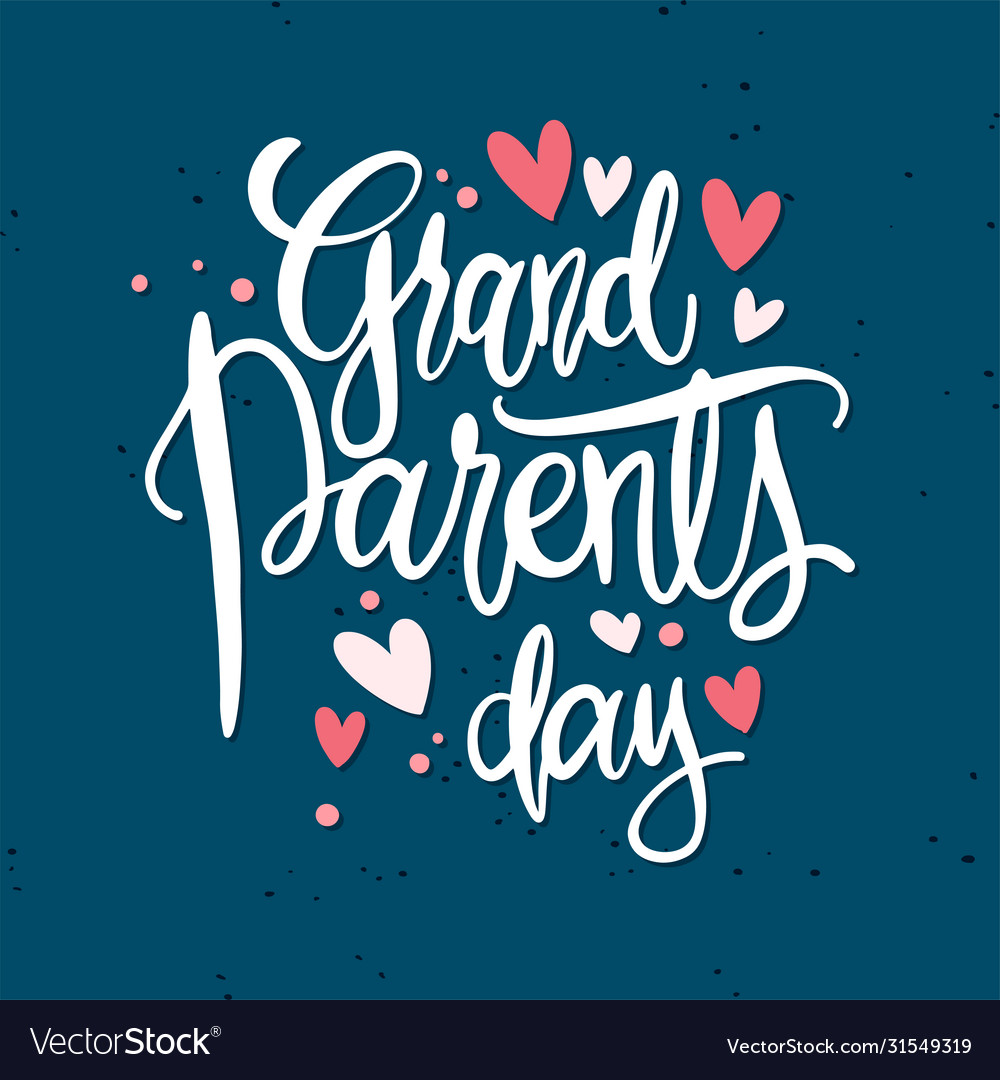 Happy Grandparents Day Card Royalty Free Vector Image