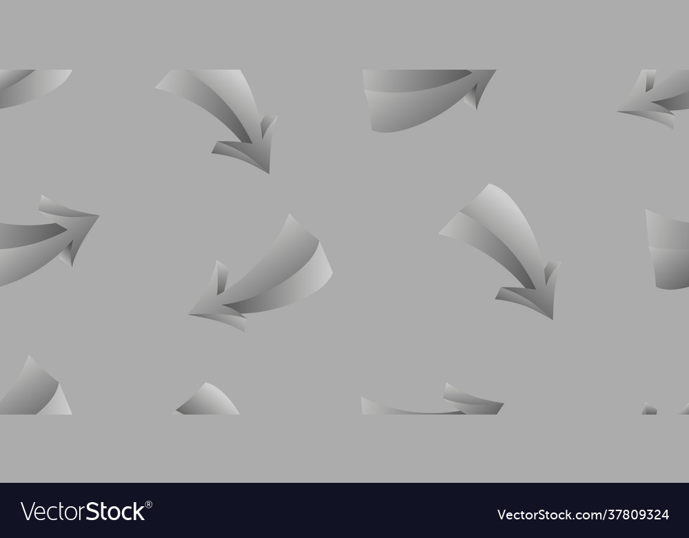 Arrows 3d arrow growing graph seamless pattern Vector Image Arrows 3d arrow growing graph seamless pattern
