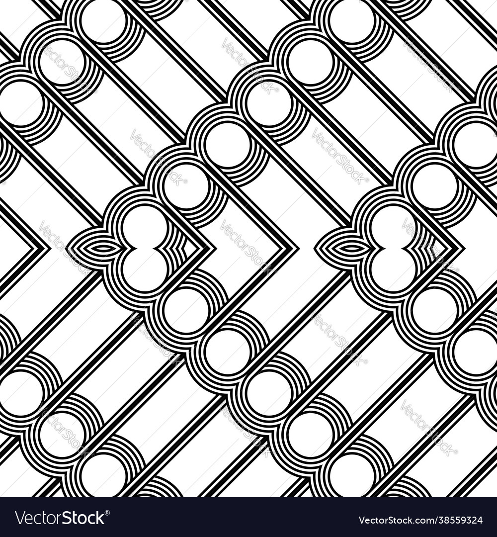 Design seamless monochrome zigzag pattern