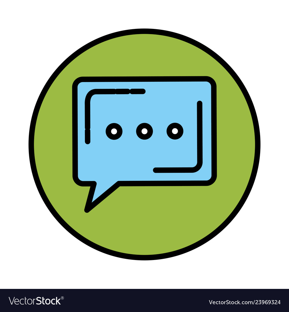 Speech bubble message icon