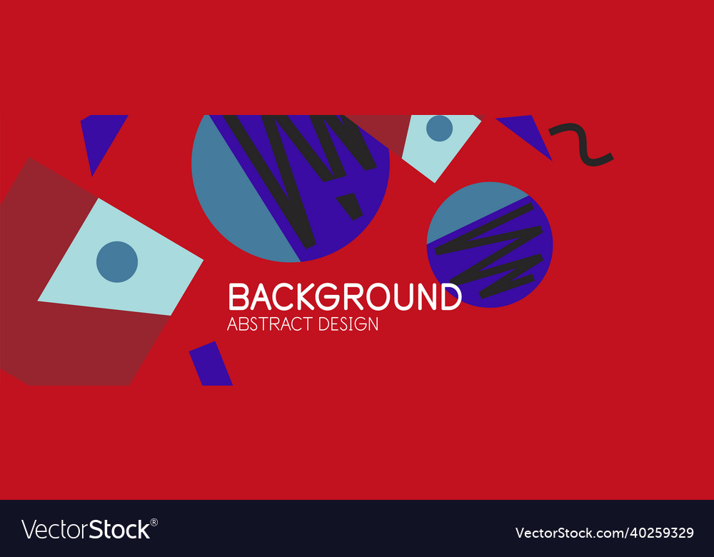 Abstract background blocks lines triangles vector image Abstract background blocks lines triangles