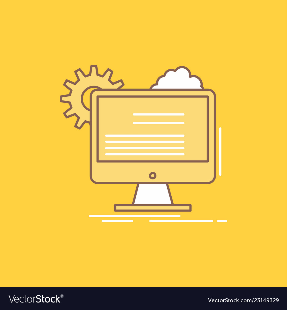 Account profile report edit update flat line vector image Account profile report edit update flat line