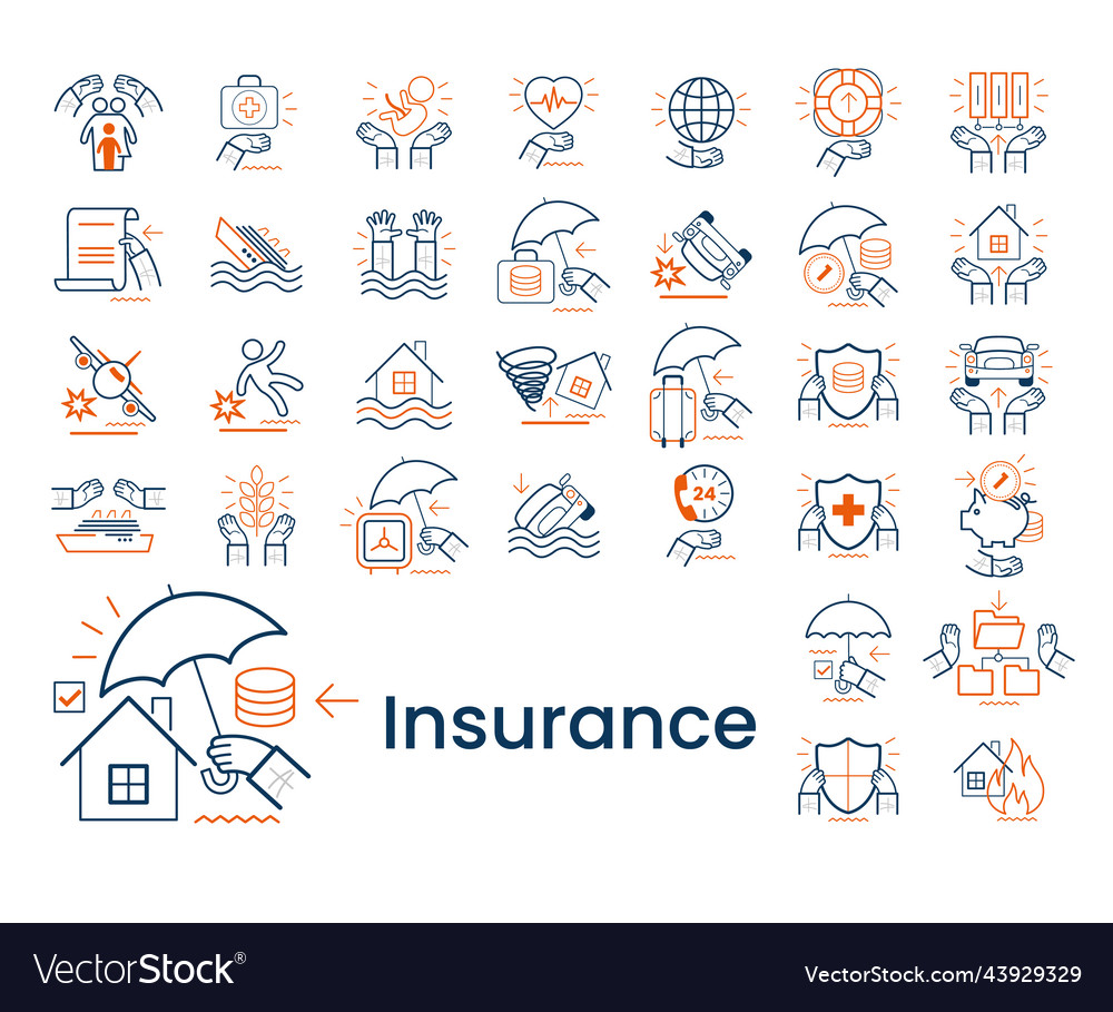 Concept icons set collection of different vector image Concept icons set collection of different