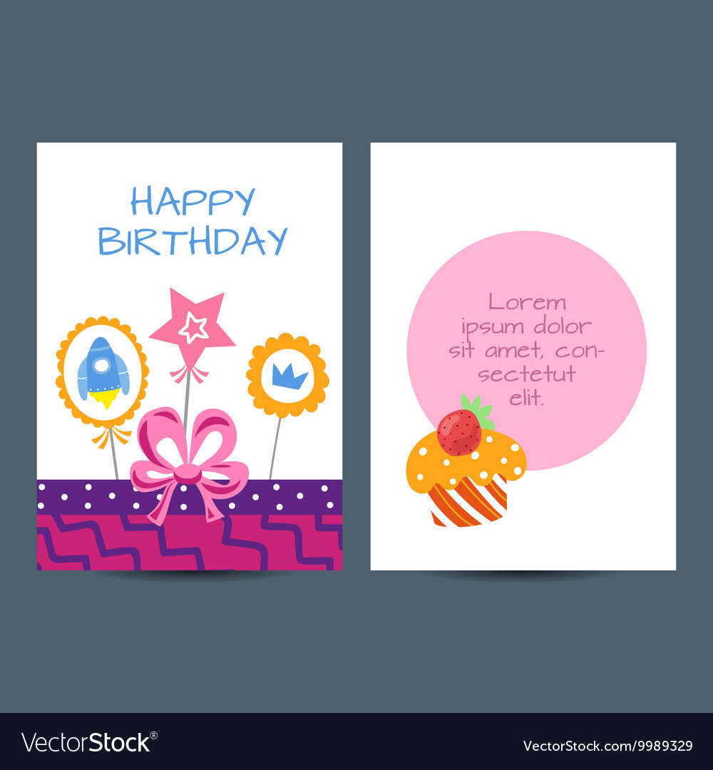Happy birthday postcard