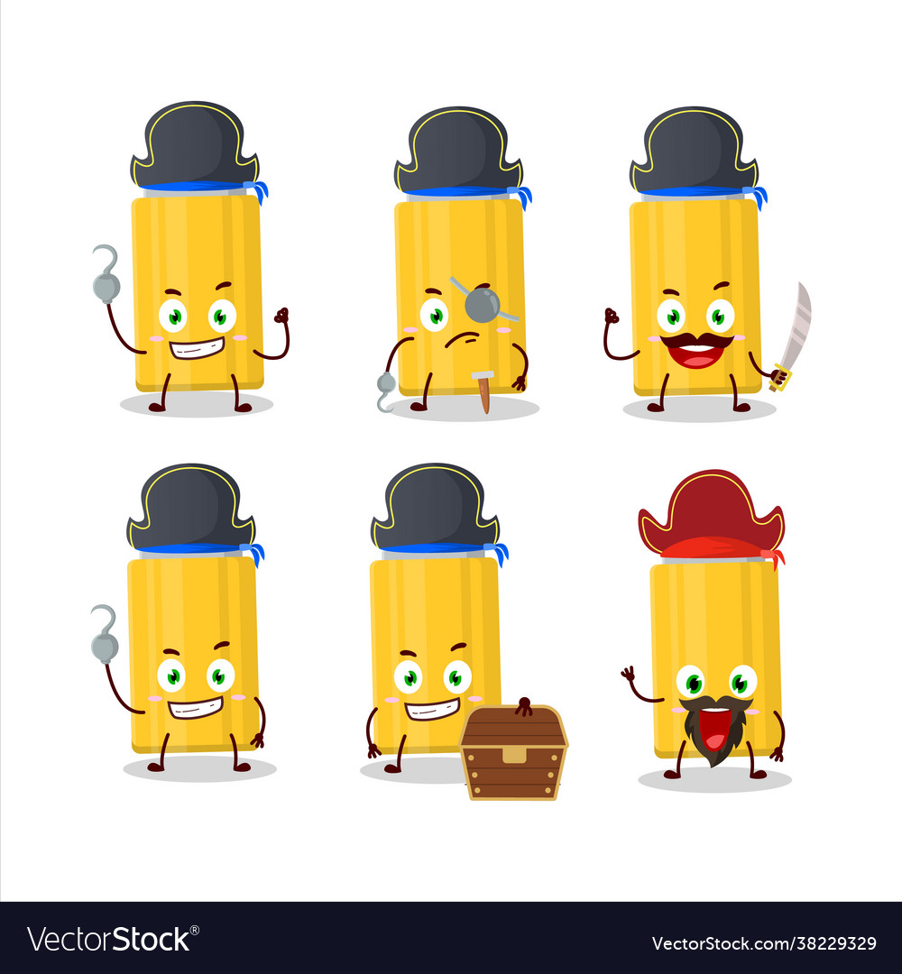 Mustard bottle with various pirates emoticons