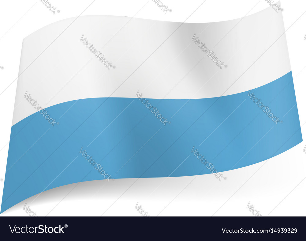 San Marino Flagge - Weiße und blaue Streifen