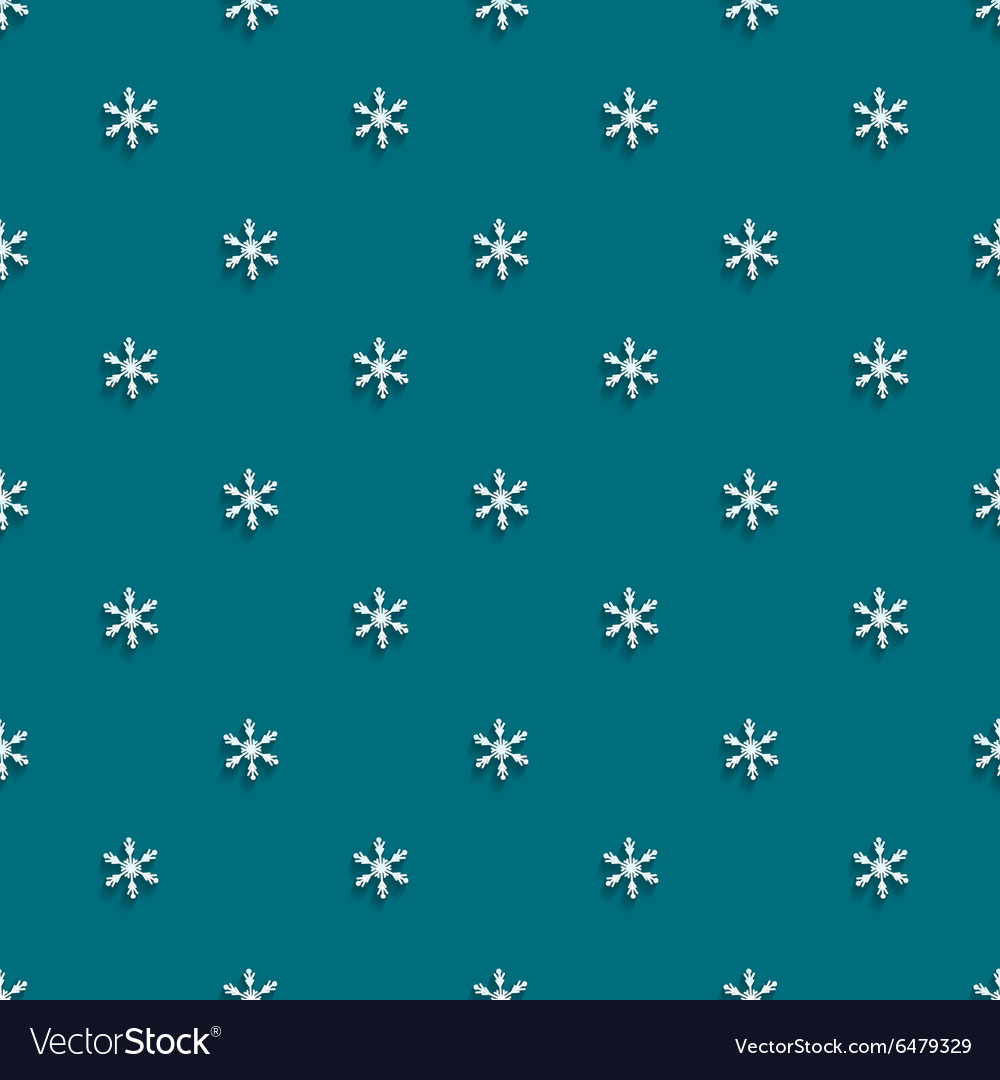 Seamless pattern with snowflakes