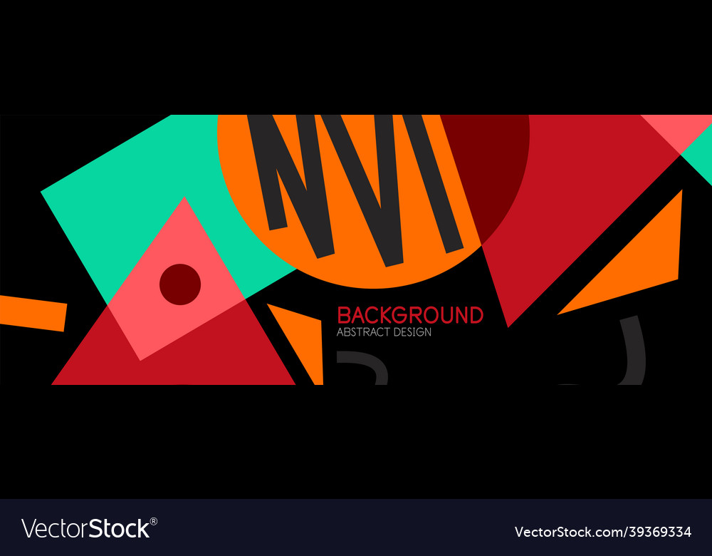 Abstract background blocks lines triangles Vector Image Abstract background blocks lines triangles
