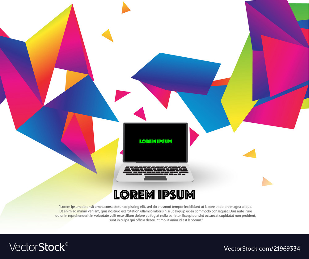 Abstract geometric pattern and background