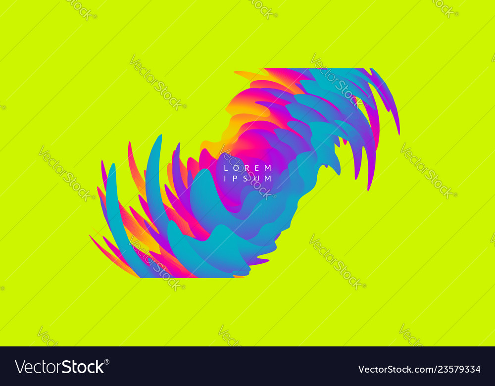 Abstract wavy background with dynamic effect vector image Abstract wavy background with dynamic effect