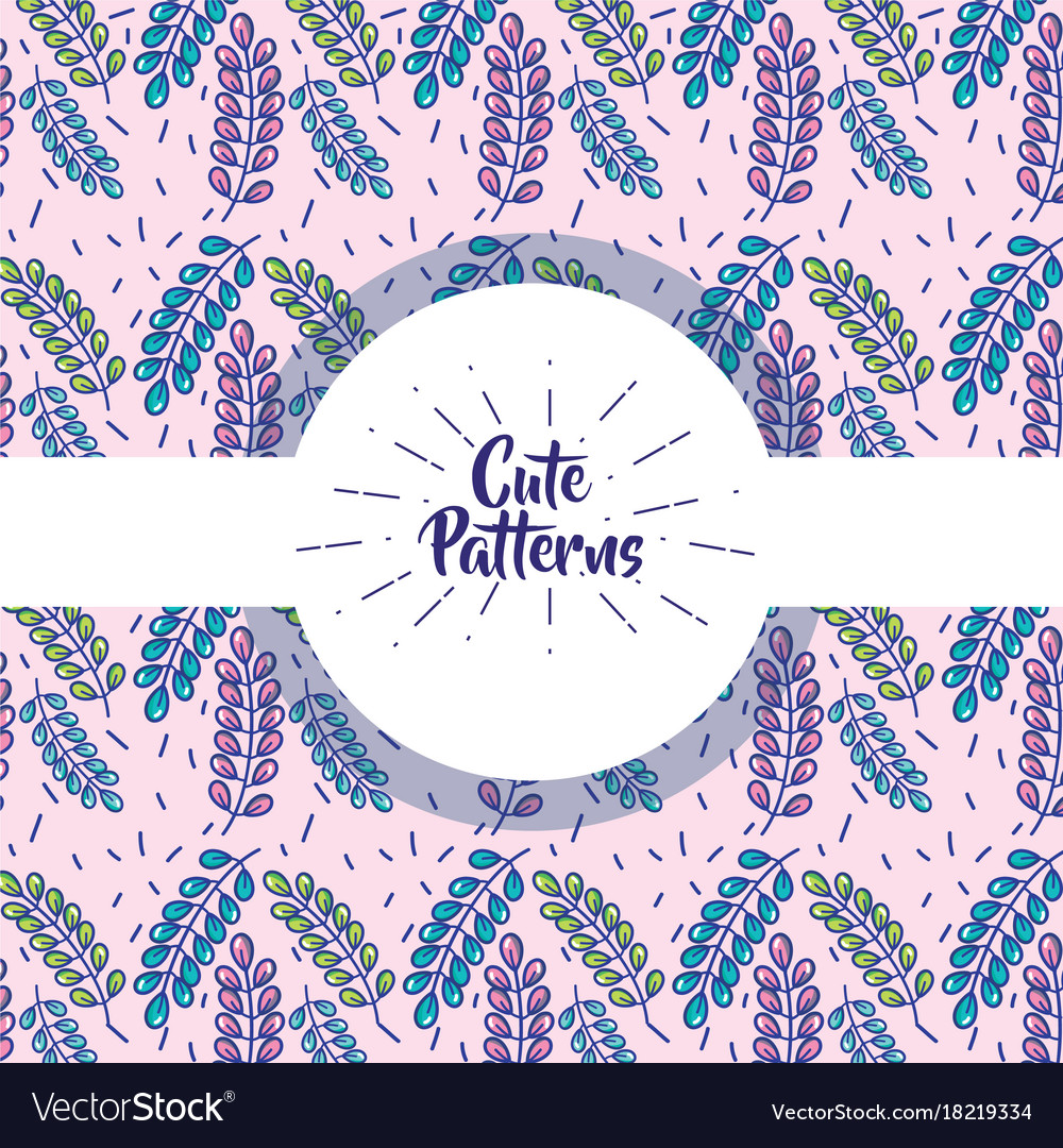 Cute pattern abstract geometric background design