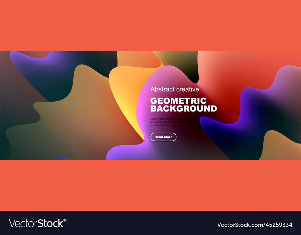Dynamic liquid waves abstract background Vector Image Dynamic liquid waves abstract background
