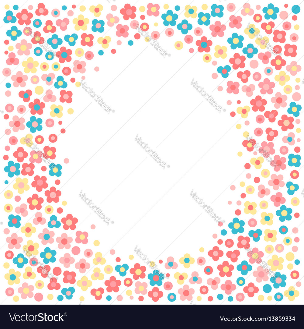 Floral Cartoon Frame