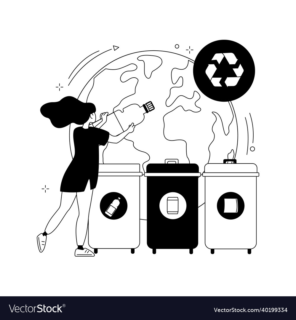 Garbage collection and sorting abstract concept