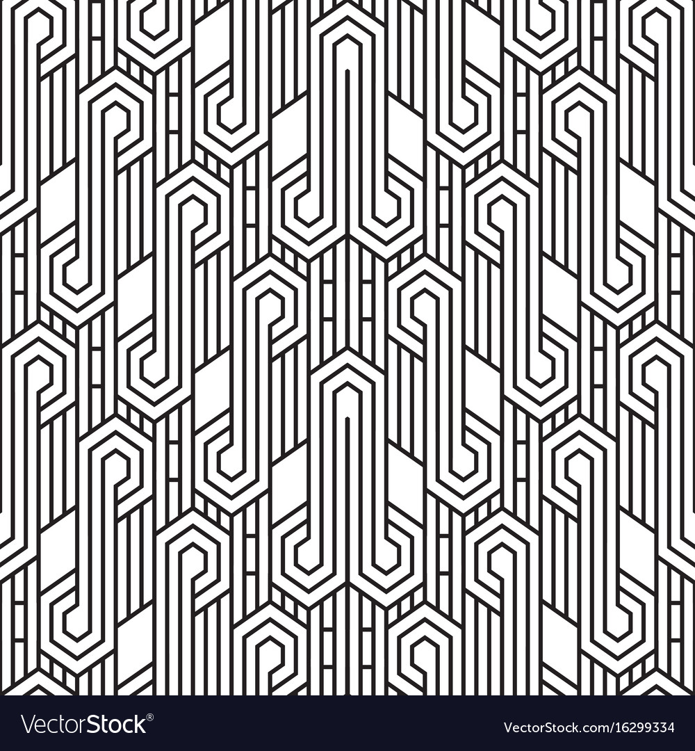 Geometric Hexagon Pattern