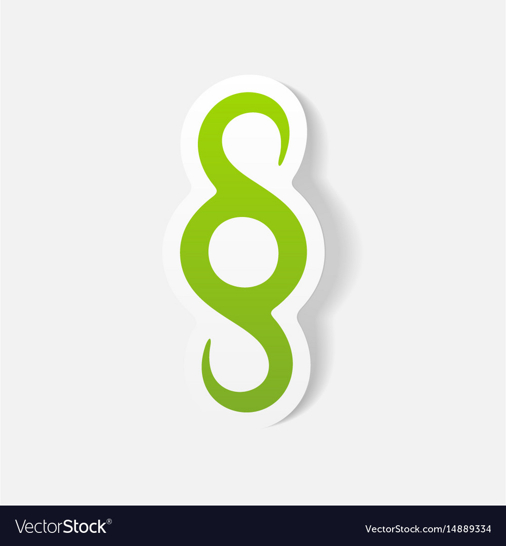 Realistic design element paragraph