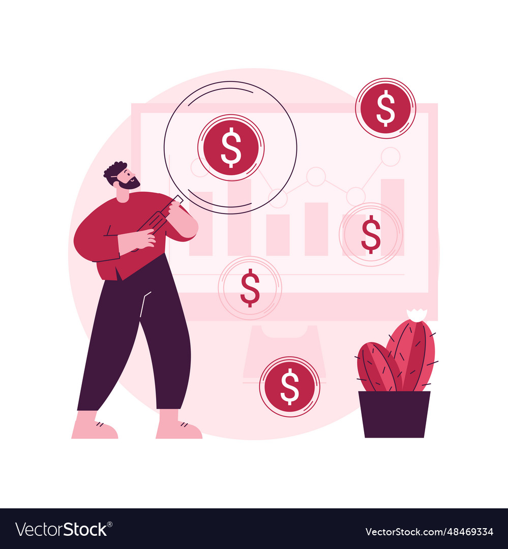 Sales index abstract concept