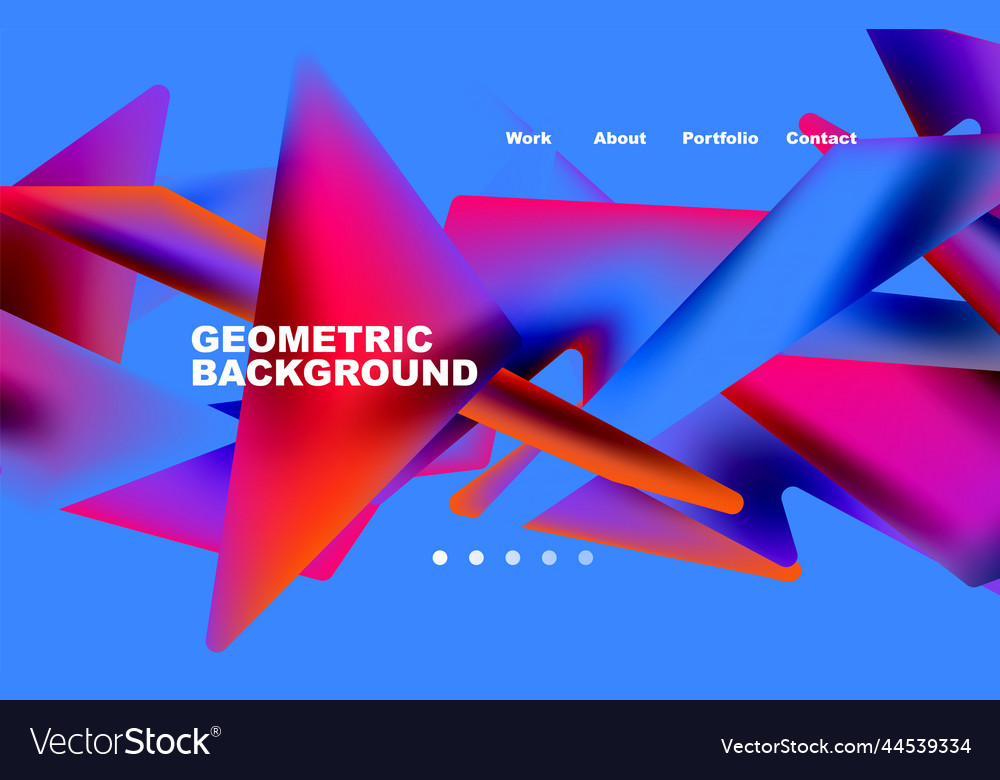 Shards shape composition abstract background web vector image Shards shape composition abstract background web