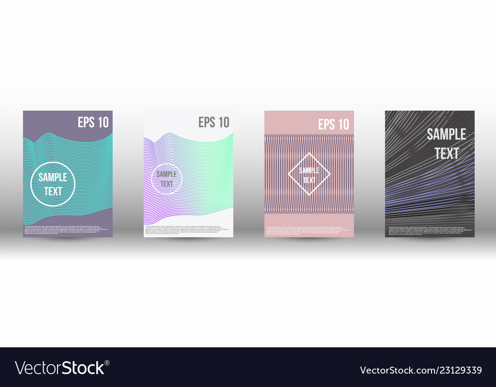 A modern cover design template