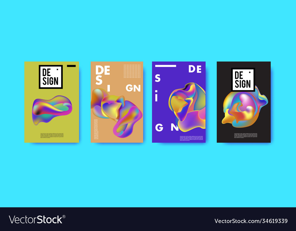 Abstract colorful liquid and fluid pattern