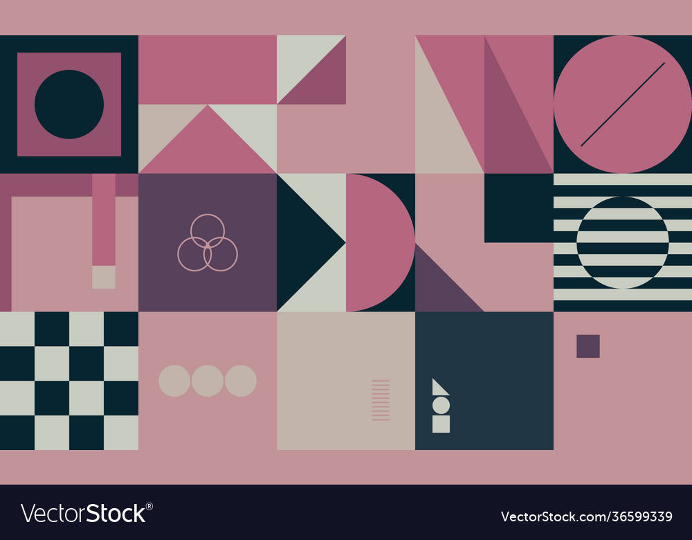 Abstract pattern design elements vector image Abstract pattern design elements