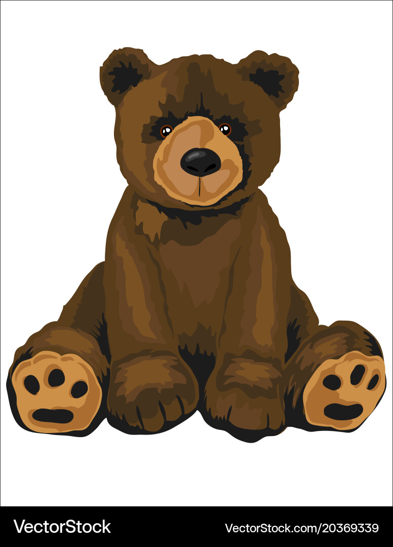 Brown bear Royalty Free Vector Image - VectorStock