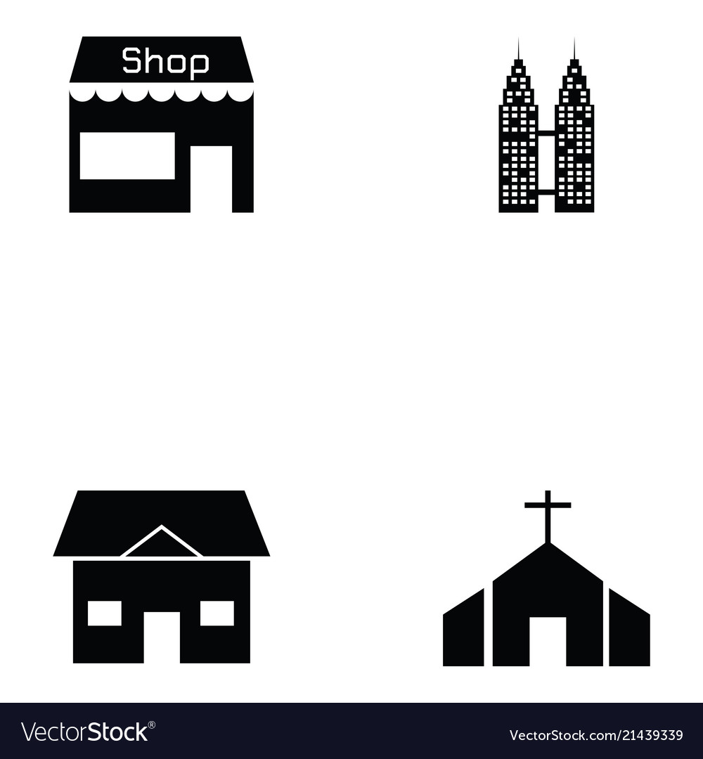 Building icon set