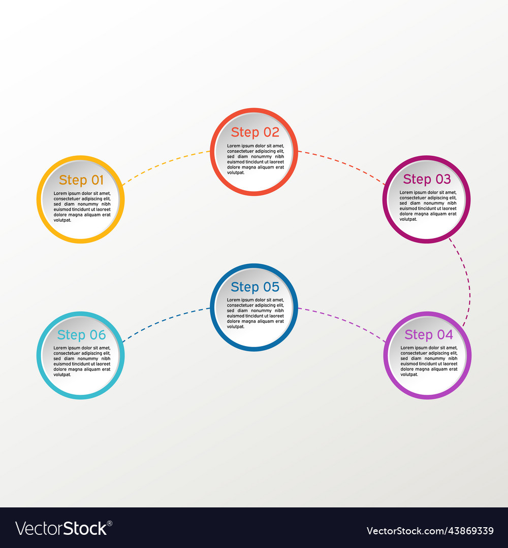 Circle infographic business diagrams